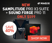 MAGIX Software Sound Forge Pro + Samplitude Pro X