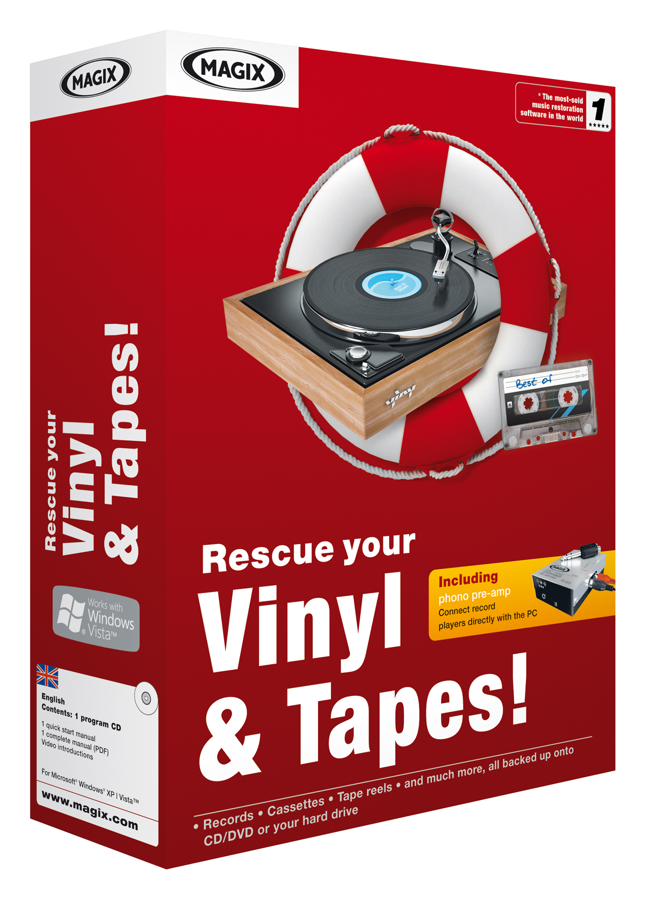 MAGIX Rescue Your Vinyl and Tapes