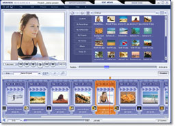 Screenshot of MAGIX Movies on CD & DVD