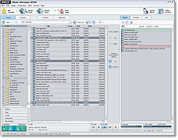 Screenshot of MAGIX Music Manager