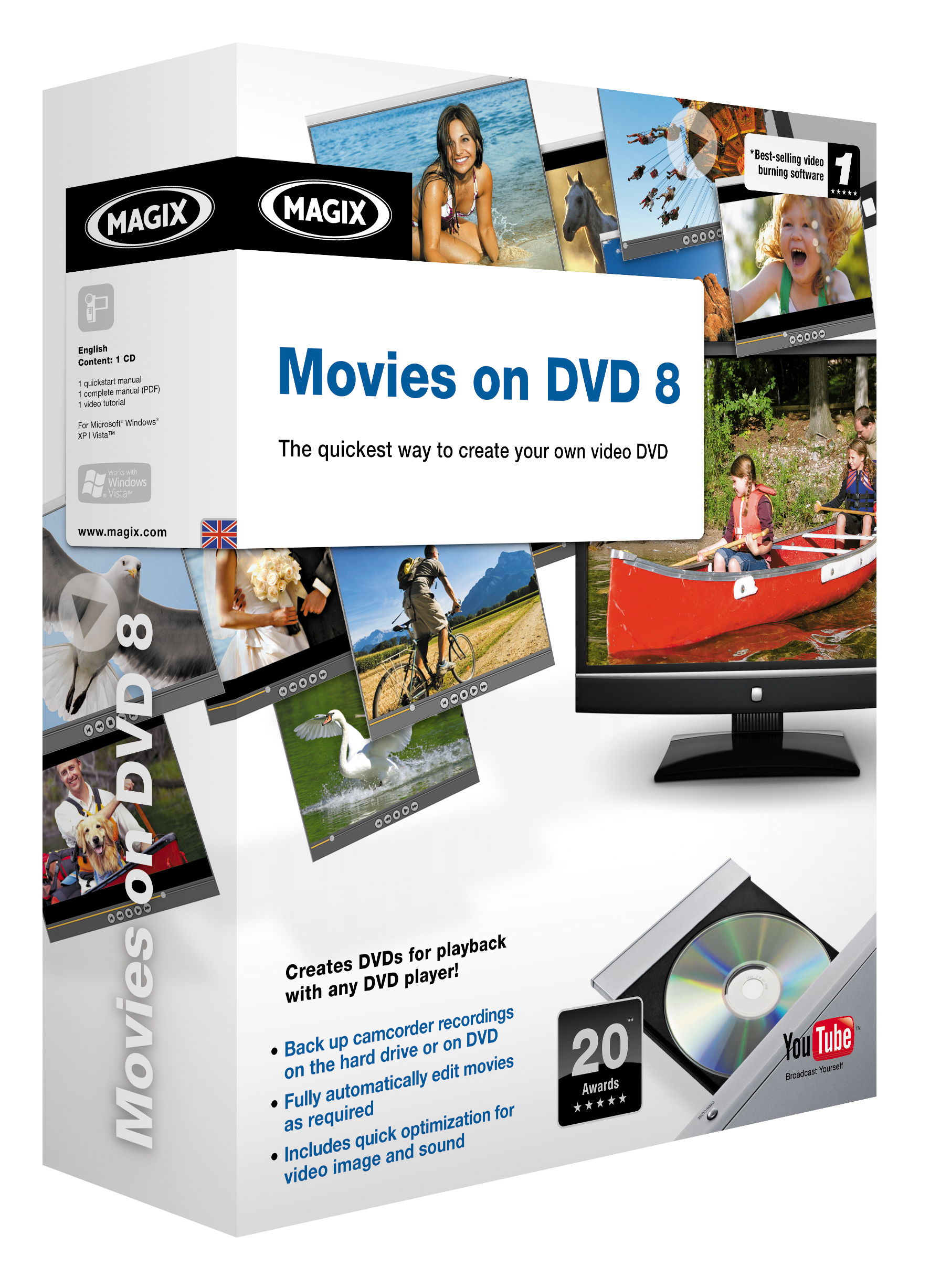 MAGIX Movies on DVD 8 Download version